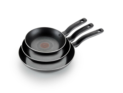 T-fal 8 in. Aluminum Nonstick Frying Pan in Black B2080264 - The