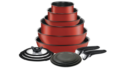 Pots and Pans with Removable Handle, Cookware Set with Ceramic Nonstick  Coating,, RV, Dishwasher Safe, Ovens Safe