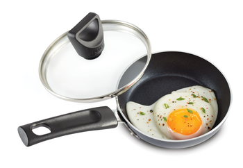 T-fal Easy Care Nonstick Cookware, Covered One Egg Wonder Fry Pan, 4.5  inch, Black 