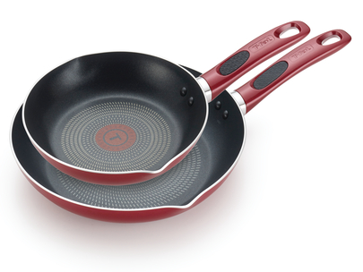 T-Fal Excite NS Red 8 and 10.5 Fry Pan Set 